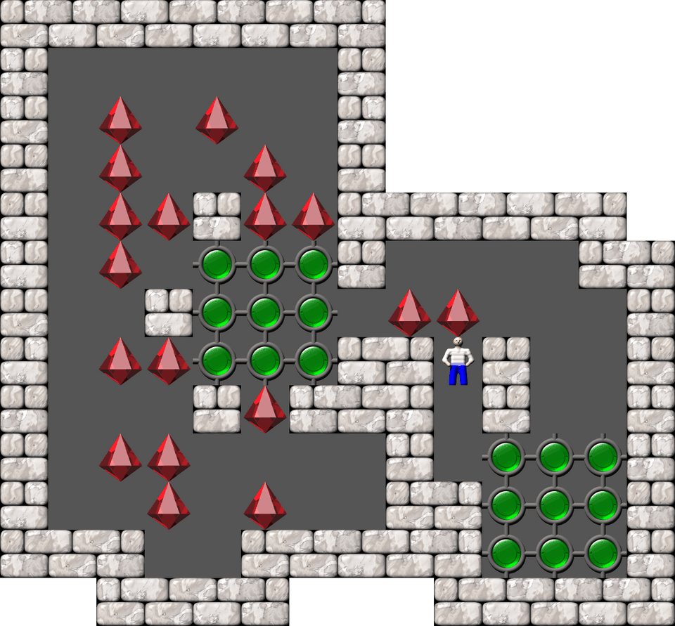 Sokoban Kevin 07 level 61